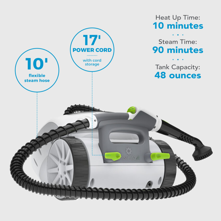 SF-375 Canister Steam Cleaner Features