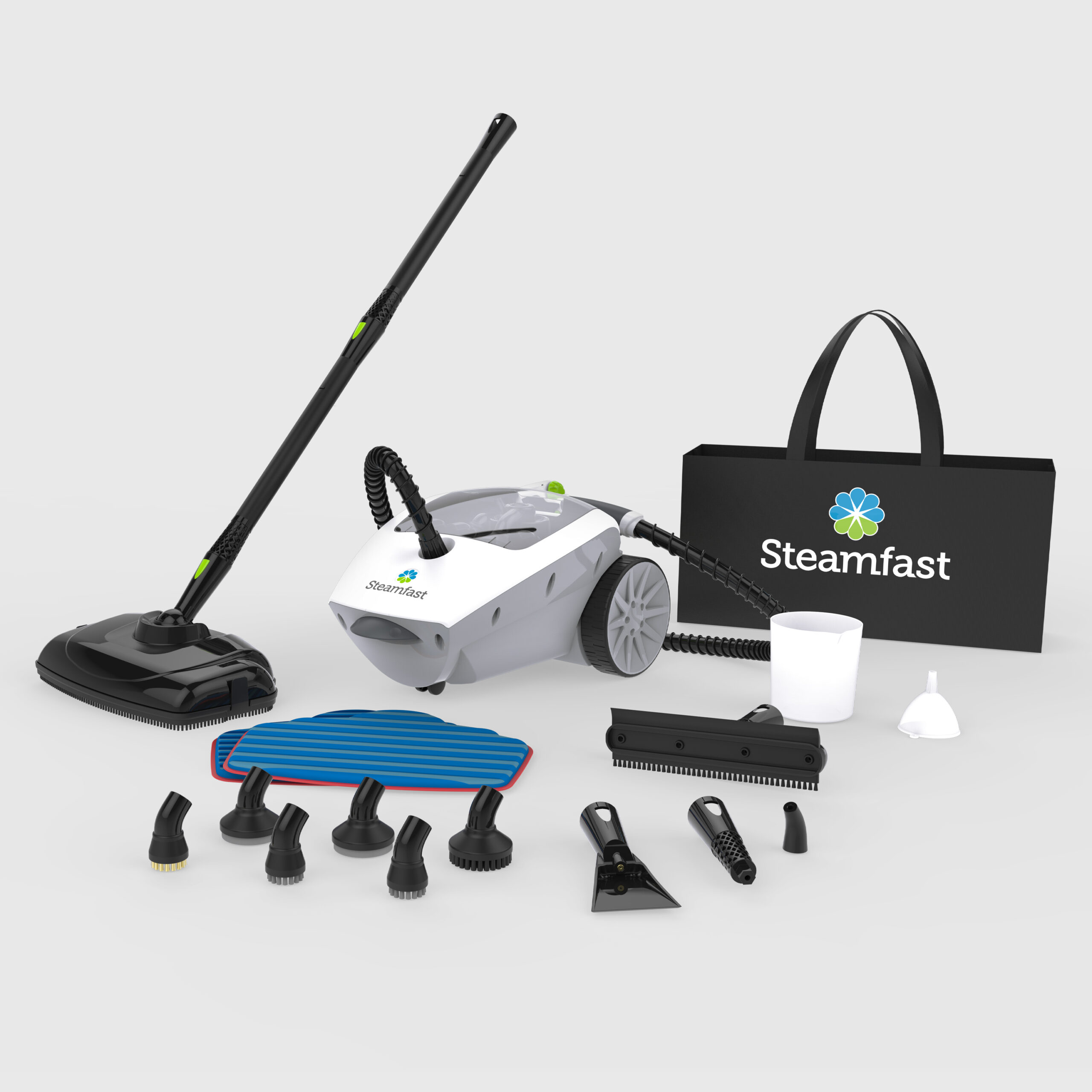 Multipurpose Steam Cleaning System With 6 Attachments