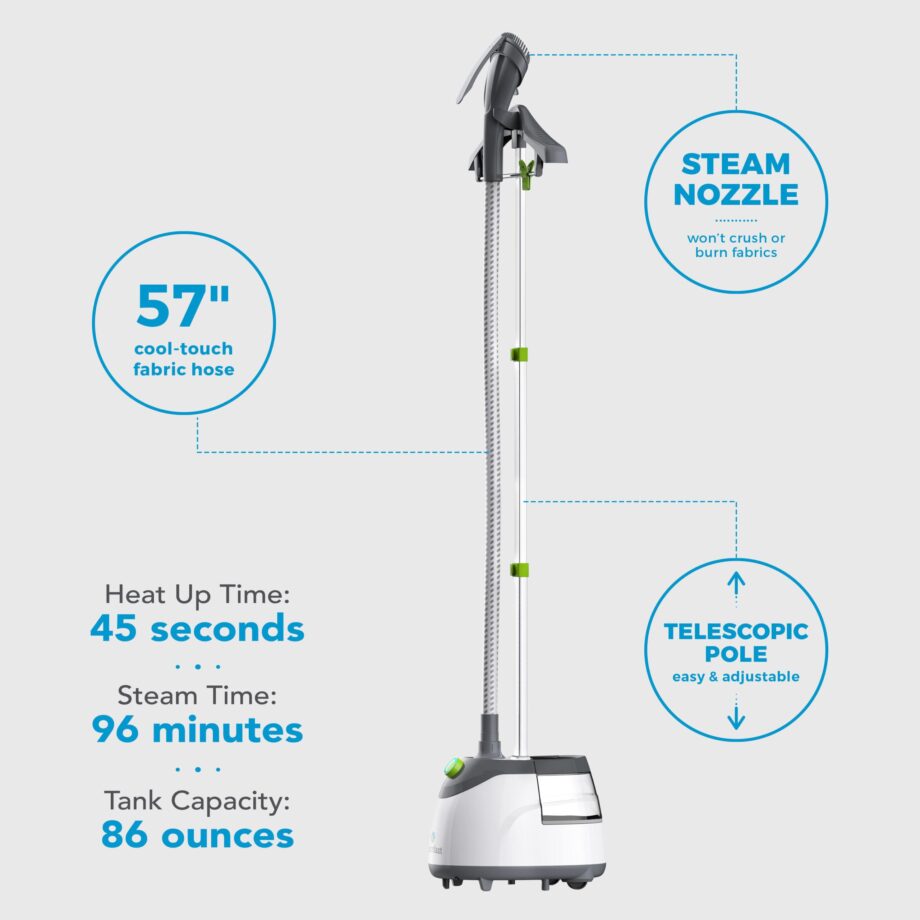 SF-562 Canister Fabric Steamer Features